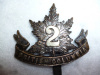 30th Battalion, 2nd British Columbia Officer's Cap Badge